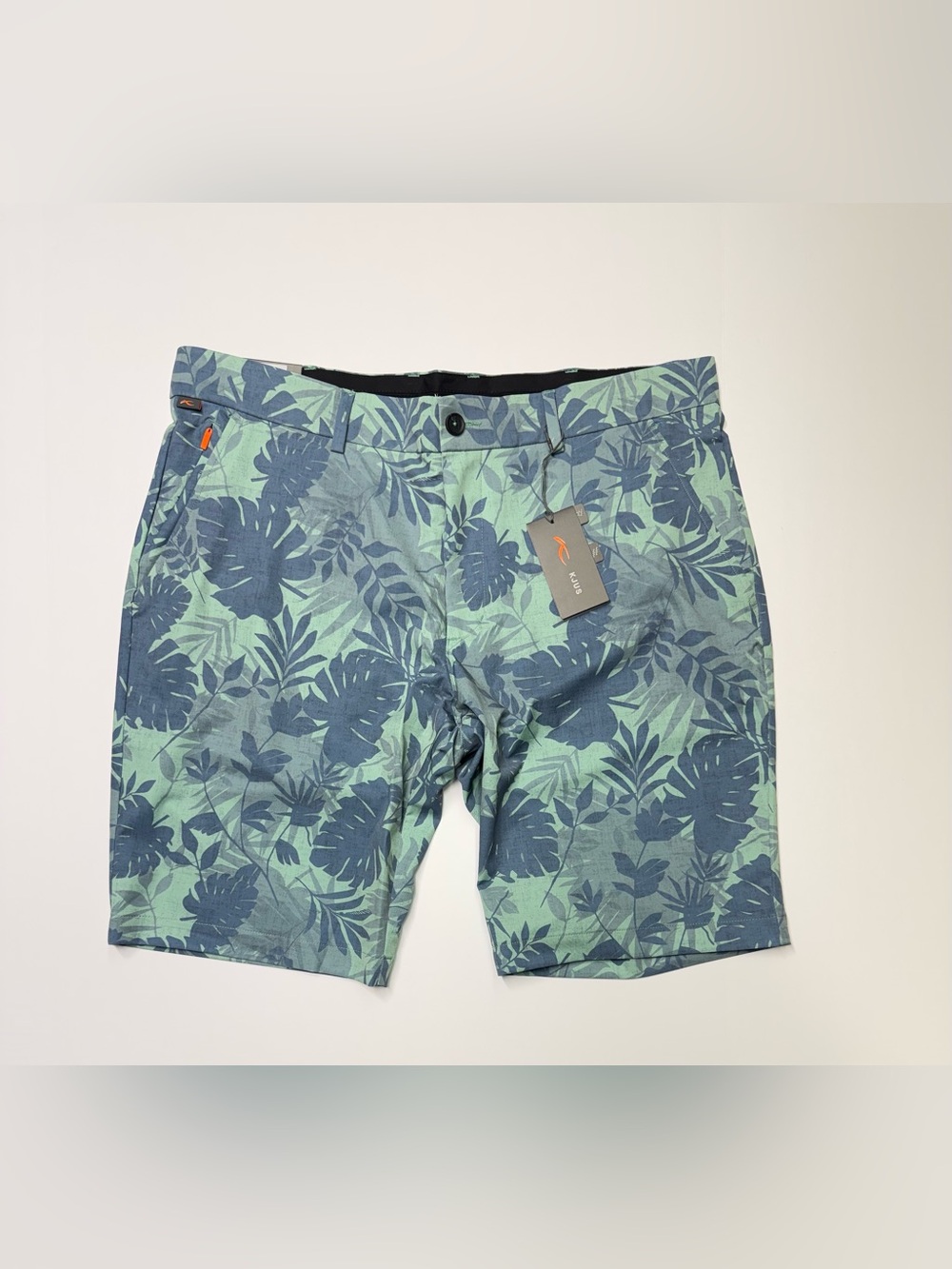 KJUS  Iver Printed 10" Golf Shorts Water Repellent Regular Fit Mens Size 38 NWT